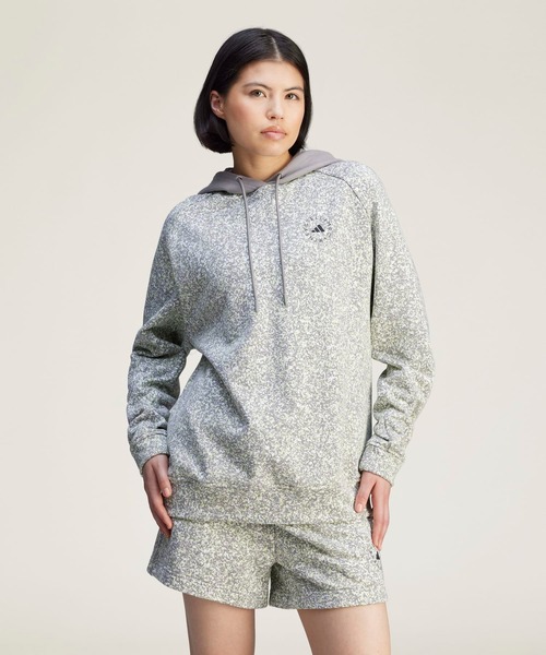 パーカー adidas by Stella McCartney プリントフーディー / アディダス adidas レディース