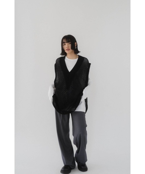 クヌースマーフ ジレ sheer undulate gillet/2color (unisex) | KNUTH MARF
