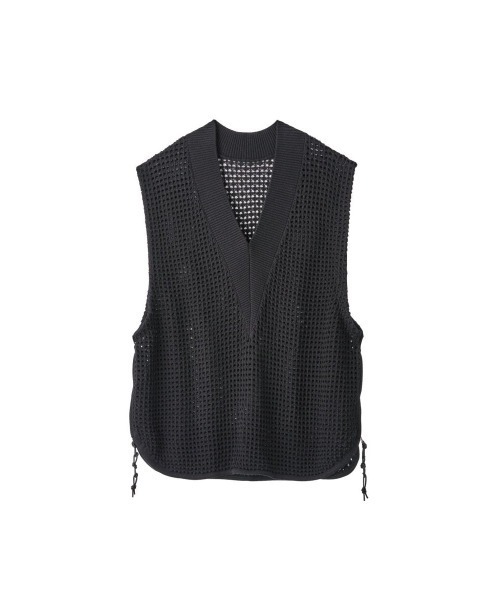 Knuth Marf ベスト ジレ side zip knit vest レディース メンズ