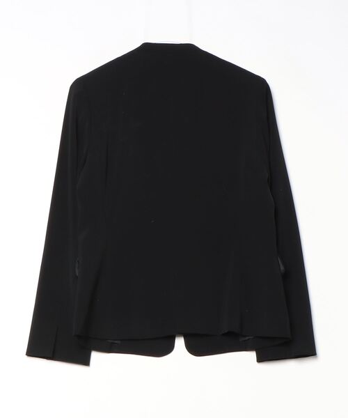 極美品✨PLST ノーカラージャケット　黒　M 洗える PLST 「PLST」 ノーカラージャケット M ブラック レディース