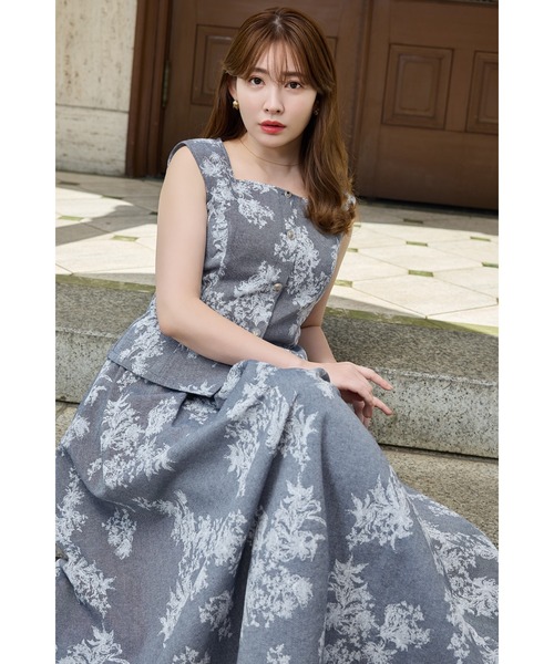 Her lip to セットアップ Martigues Jacquard Vest Set レディース