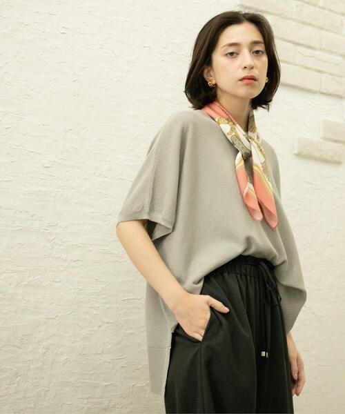 BEIGE,　ベイジ　メッシュ　ニット　リネン　シルク　4 Precious 6月号掲載】GASPARD ／ メッシュ