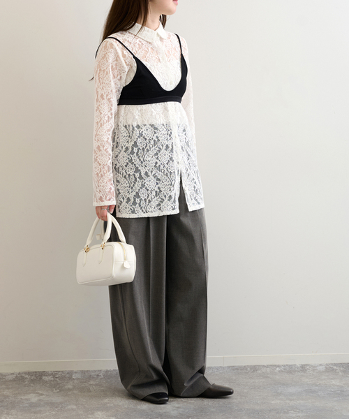 U by SPICK&SPAN（ユーバイスピックアンドスパン） スラックス パンツ