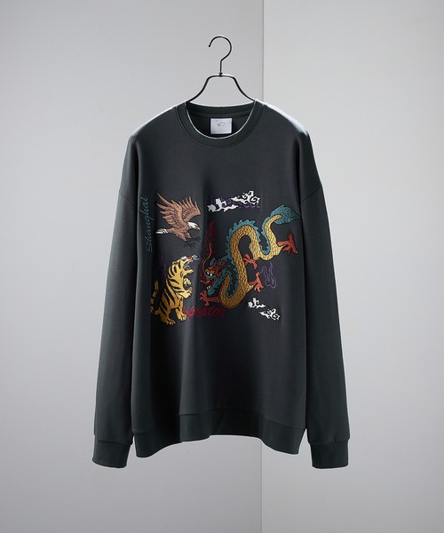 「ENDER PRODUCTS」 長袖Tシャツ M スミクロ メンズ