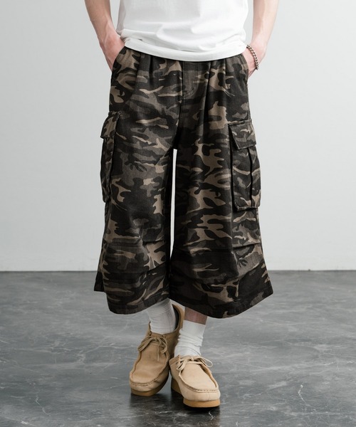 PROTOTYPES カモフラージュ カーゴパンツ XL XL】迷彩パンツ カモフラ