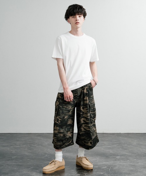 Rocky Monroe カーゴパンツ カモフラージュ 迷彩 膝タック入り