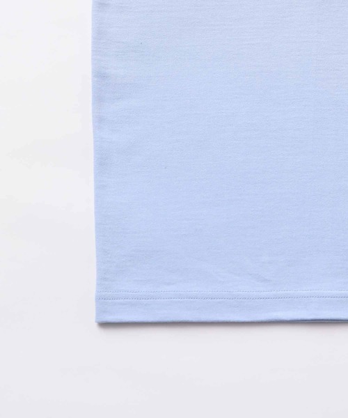 「ADAM ET ROPE'」 長袖Tシャツ M サックスブルー メンズ