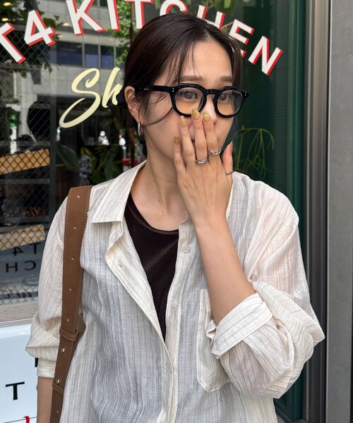 fredy emue（フレディエミュ） 伊達メガネ メガネ 眼鏡 「haruセレクト