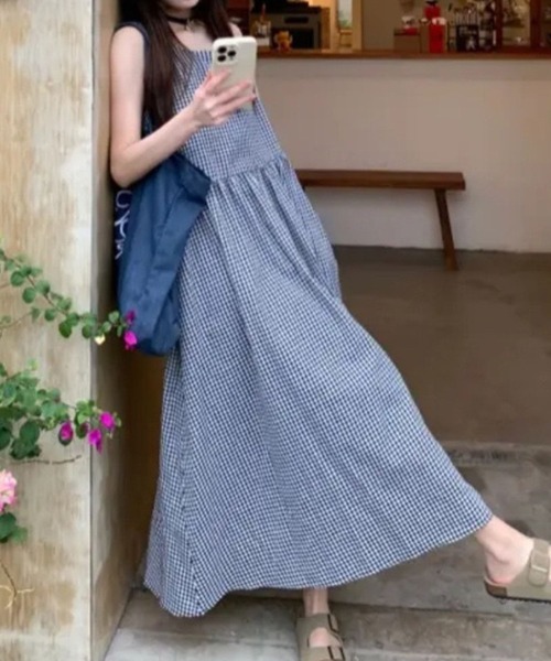 CADBURY（キャドバリー） ワンピース ギンガムチェックウエスト切替