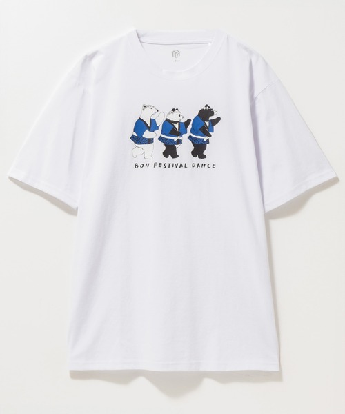 Tシャツ(半袖/袖なし) CLANE GRAPHIC T/S WHITE スタンダードラウンド白Tシャツ（半袖）｜白Tシャツ専門店ブランド Cov
