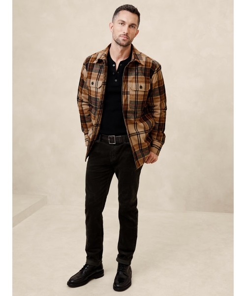 「BANANA REPUBLIC FACTORY STORE」 カジュアルジャケット X-LARGE ブラウン メンズ_画像5