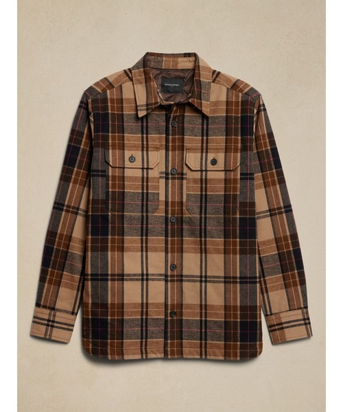 「BANANA REPUBLIC FACTORY STORE」 カジュアルジャケット X-LARGE ブラウン メンズ_画像7