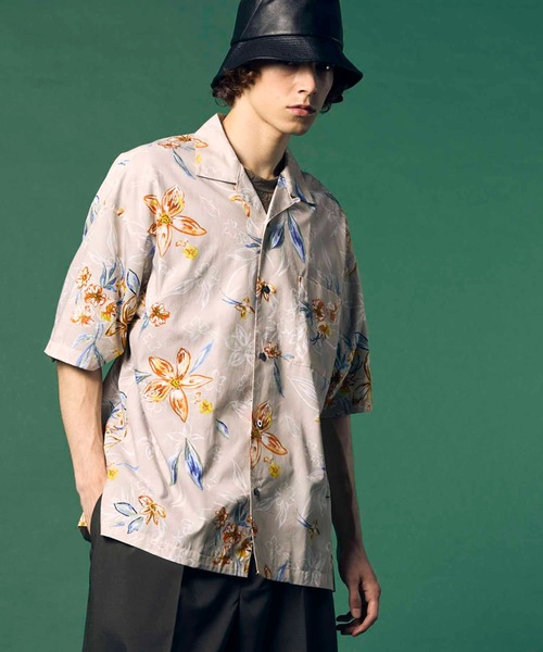 【MAISON SPECIAL】オープンカラーシャツ　希少　即完売 MAISON SPECIAL シャツ 「UNISEX」「Italian Dead Stock Fabric