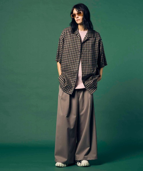 【MAISON SPECIAL】オープンカラーシャツ　希少　即完売 MAISON SPECIAL シャツ 「UNISEX」「Italian Dead Stock Fabric