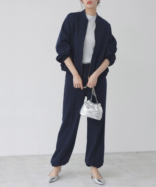 「Pierrot」 ジップアップブルゾン L アイボリー レディース_画像3