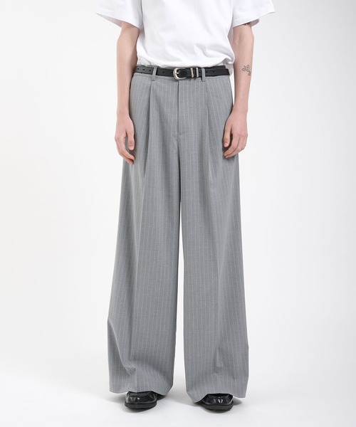 Regen Glanz パンツ single pleat buggy slacks/ワンタックバギー