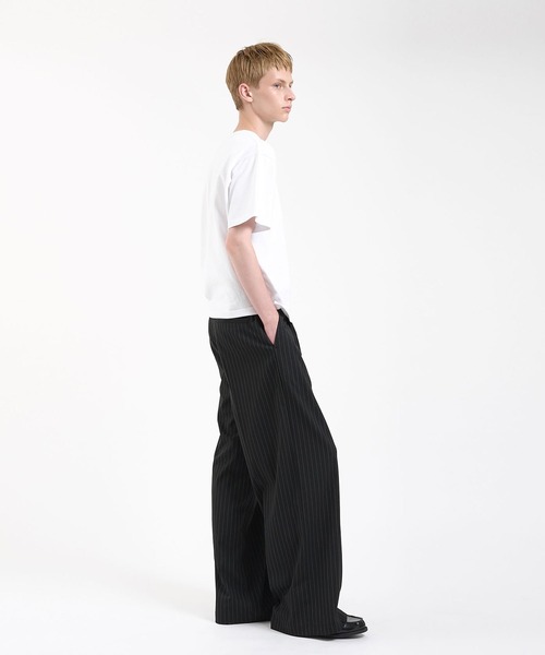 Regen Glanz ワイドパンツ パンツ single pleat buggy slacks