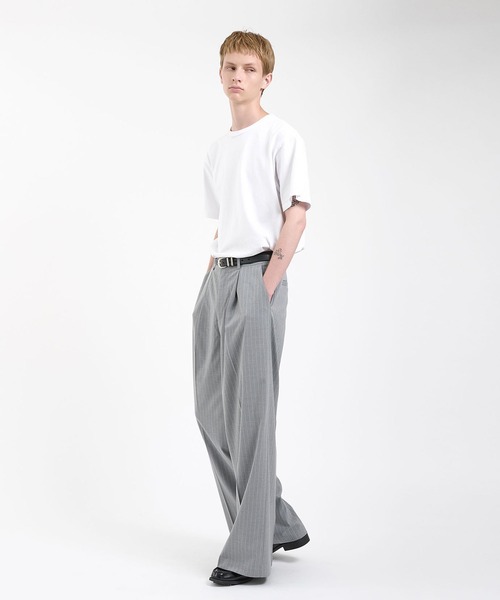 Regen Glanz パンツ single pleat buggy slacks/ワンタックバギー