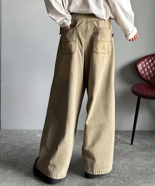 Classical Origin チノパン 綿100％ダック素材ダブルニーデザイン