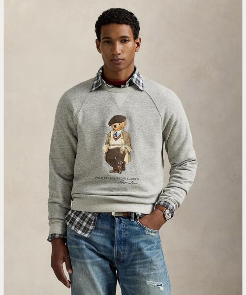 ラルフローレン　正規品　スウェット　ポロベア　イエロー　美品 楽天市場】ラルフローレン POLO Ralph Lauren ポロベアー 前V