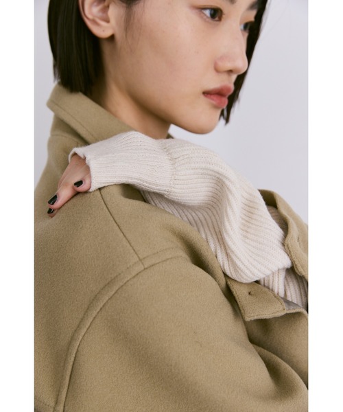 un/neu アームカバー ルーズニットアームウォーマー / リブニット