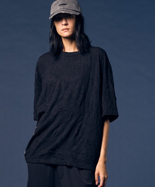 メゾンスペシャル　カットソー MAISON SPECIAL(メゾンスペシャル)｜【UNISEX】天竺L/Sカットソー/BLK
