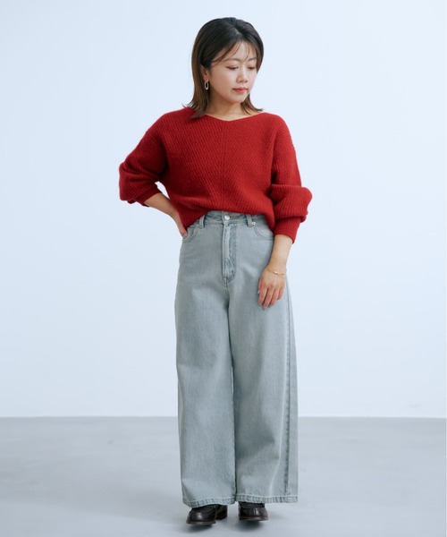 COHINA（コヒナ） ジーンズ デニム デニムパンツ KUROKI DENIM フレア