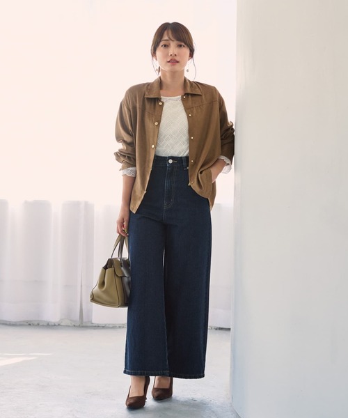 COHINA（コヒナ） ジーンズ デニム デニムパンツ KUROKI DENIM フレア