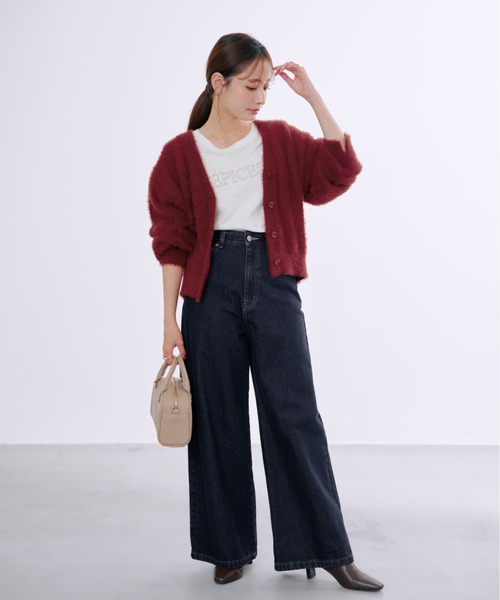 COHINA（コヒナ） ジーンズ デニム デニムパンツ KUROKI DENIM フレア