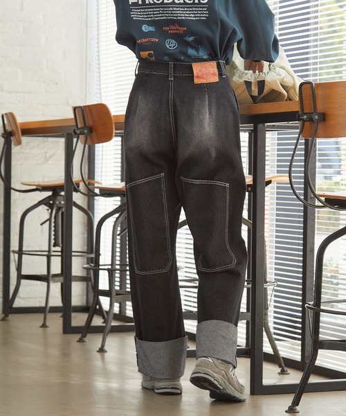 THE CRAFT CREW PRODUCTS ワイドパンツ ジーンズ デニム デニムパンツ