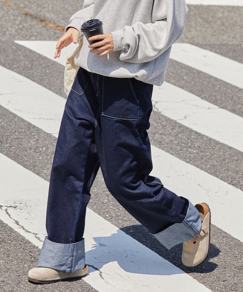 THE CRAFT CREW PRODUCTS ワイドパンツ ジーンズ デニム デニムパンツ