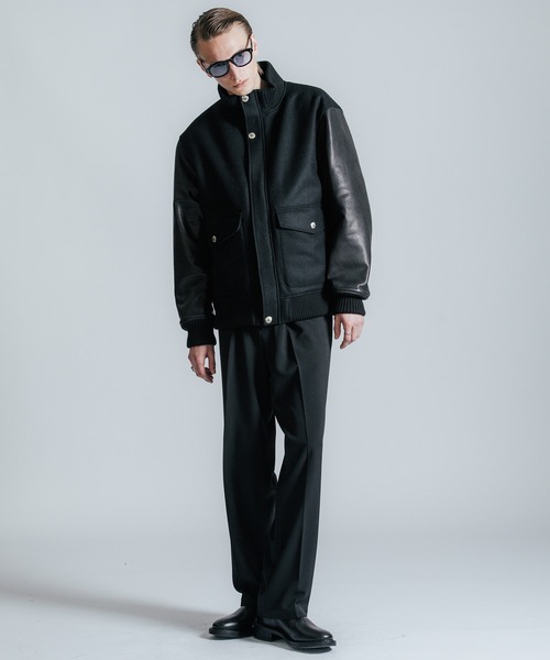 ブルゾン アウター A2 MELTON JACKET メンズの画像