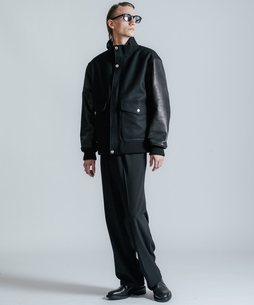 ブルゾン アウター A2 MELTON JACKET メンズの画像