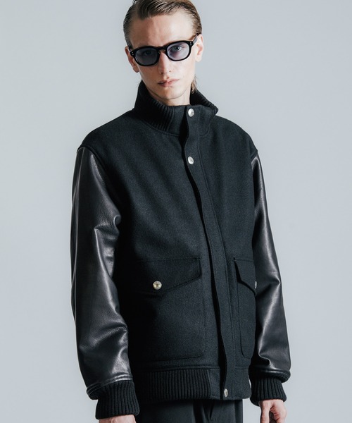 ブルゾン アウター A2 MELTON JACKET メンズの画像
