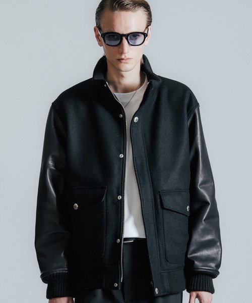 ブルゾン アウター A2 MELTON JACKET メンズの画像