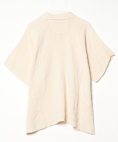 「MONITALY」 半袖ポロシャツ M ベージュ メンズ_画像2