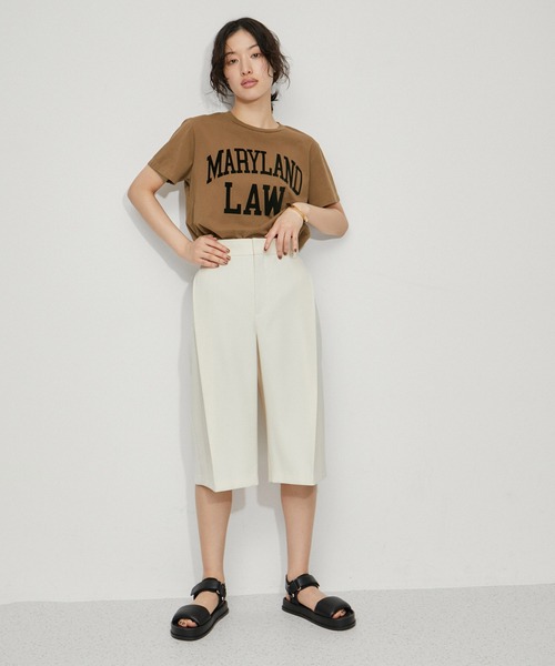 「REMI RELIEF」 半袖Tシャツ S ブラウン レディース_画像4