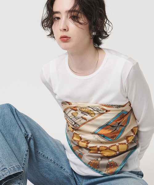 manipuri（マニプリ） スカーフ バンダナ 「manipuri」SILK 88×88