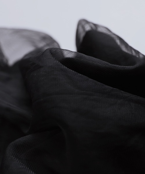 「reca」 半袖カットソー FREE ブラック レディース_画像7