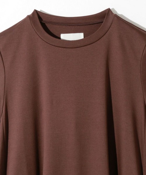 「MIDIUMISOLID」 半袖ワンピース FREE ブラウン レディース_画像5