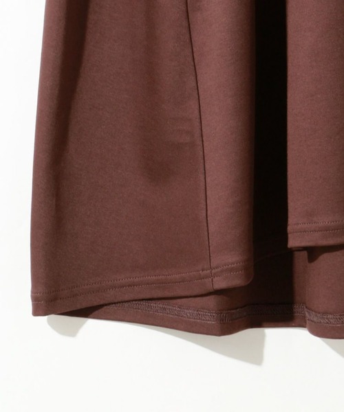 「MIDIUMISOLID」 半袖ワンピース FREE ブラウン レディース_画像9