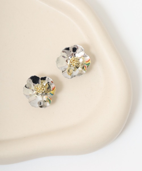 Meing イヤリング Meing 2点セット マグネットピアス 磁石 ピアス風