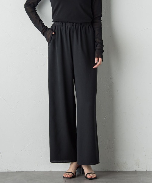 ドロワットロートレアモン（Droite lautreamont）/強撚2WAYパンツ≪洗濯機で洗える≫ Droite lautreamont（ドロワット・ロートレアモン） パンツ 強燃2WAY