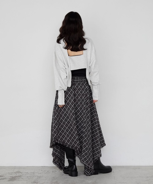 forksy.（フォルクシー） スカート 「forksy.」アシンメトリーバイアス