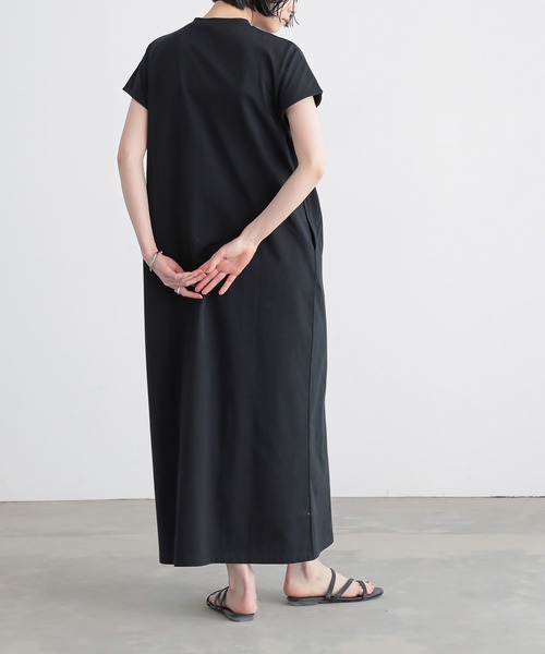 「for/c」 半袖ワンピース - ブラック レディース_画像2