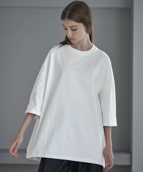 「SERACE」 半袖Tシャツ M オフホワイト メンズ_画像4