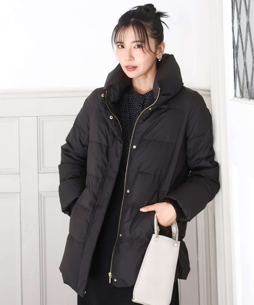 新品 MICHEL  (ミッシェルクラン)　ダウンコートL ブラック 新品 MICHEL (ミッシェルクラン) ダウンコートL ブラック MK MICHEL