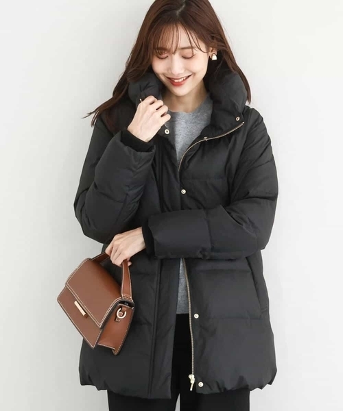 ミッシェルクラン　ダウンジャケット　防寒　アウター　ダウン　フェザー　ベルト MK MICHEL KLEIN（エムケー ミッシェルクラン） ダウンコート ダウン