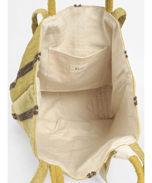 FIKA.（フィーカ） トートバッグ Loop embroidered stripe bag