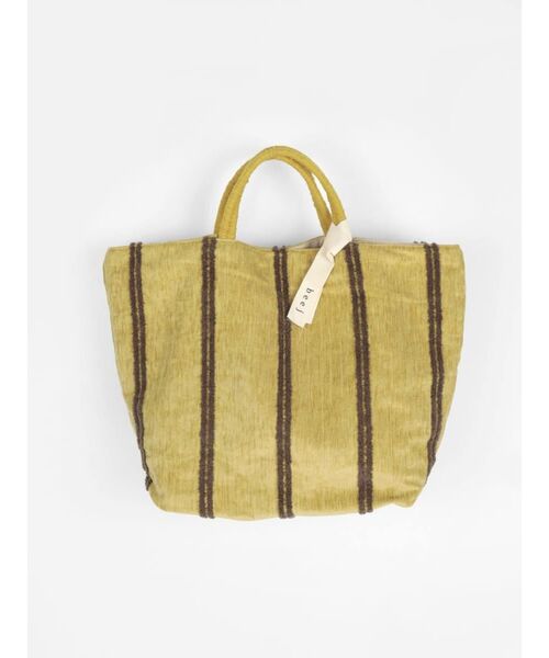 FIKA.（フィーカ） トートバッグ Loop embroidered stripe bag